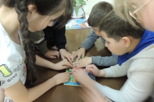Школьники собирают спилс – карту России