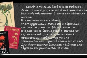 Литературный онлайн-портрет  «”Навеки одинокая судьба” Шарля Бодлера»