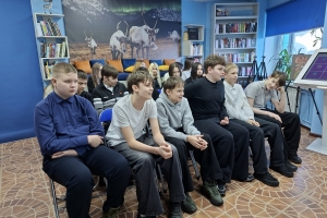 Участники экокруиза - учащиеся 8в класса МБОУ ЗАТО г. Североморск «СОШ № 7»