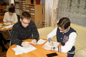 Участники Международной просветительской акции "Большой этнографический диктант"