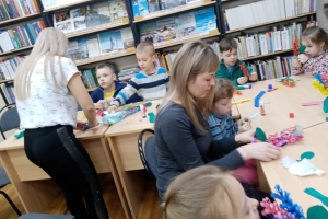 В творческом процессе 