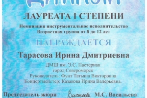 Диплом победителя