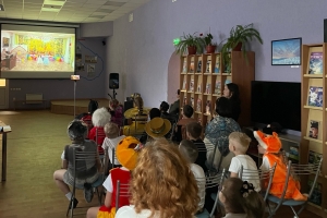 Участники детского фестиваля-конкурса «Театральная гостиная»