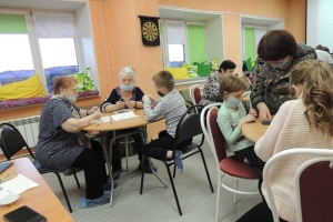 За работой