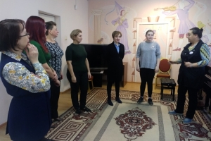 В процессе работы с преподавателями