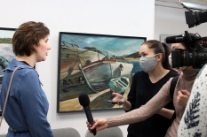 Открытие выставки молодых художников Мурманской области «Море»