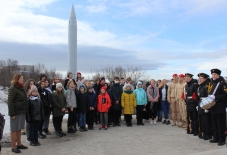 Торжественная Вахта памяти в день 70-летия Североморска, и в связи 45-летием открытия памятного знака «Ракета»