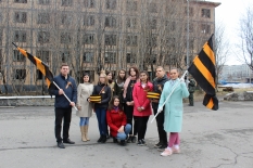 Георгиевская ленточка в п.малое Сафоново