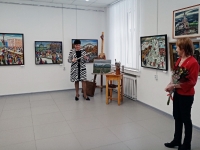 Открытие выставки живописи Владимира Кумашова