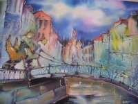 Персональная выставка Вероники Салтыковой (батик)