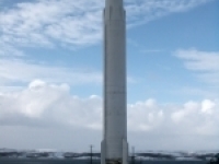 Памятный знак «Ракета», установленный в честь 25-летия г.Североморска